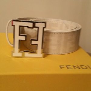 Fendi Signature Zucca-print belt